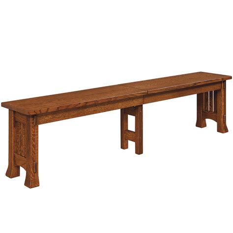 Olde Century Dining Bench Amish Handmade Wooden Bench Cabinfield