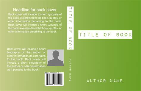 Tally book cover acrylic template set. Basic Book Cover Templates - Self-Publishing Relief