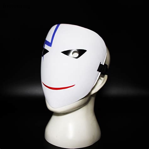 Cons Cosplay Kagetane Hiruko Burakku Buretto Full Face Anime Black Bullet Smile Mask Facepiece