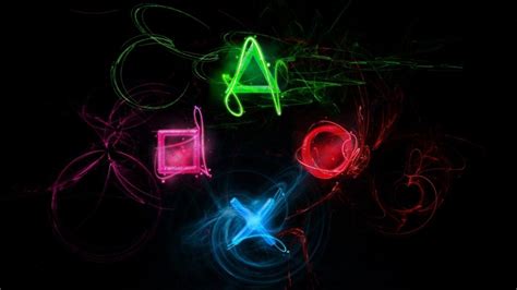 Sony Playstation Creative Logo Colorful Colors Wallpaper Brands And