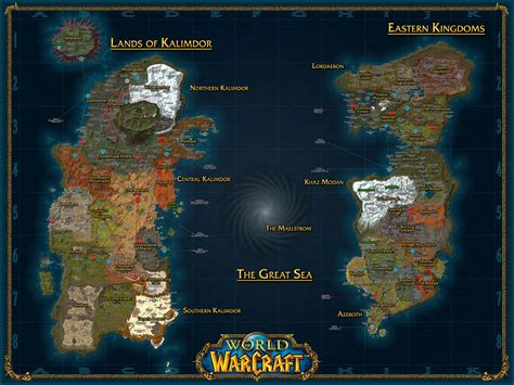 Azeroth Map Cataclysm