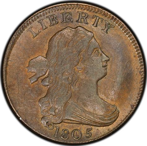 Half Cent 1805 Draped Bust Coin From United States Online Coin Club