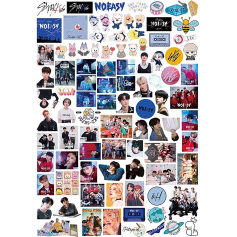Stray Kids Lomo Cards With Stickersstray Kids 2021 New Album Noeasy 54