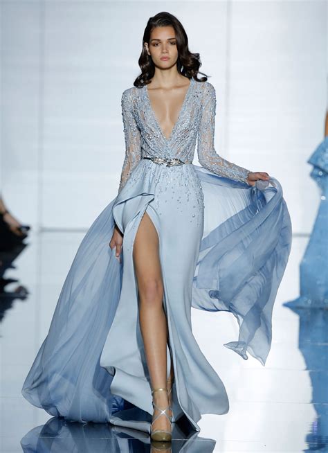 Ss 2015 This Ice Blue Color Is Beautiful The Gown Glides Perfectly