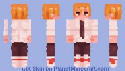 Denji Chainsaw Man Minecraft Skin