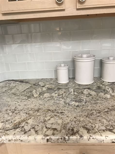 It is produced in large quantities and is occasionally called white springs granite. My white springs granite with white glass subway tile ...