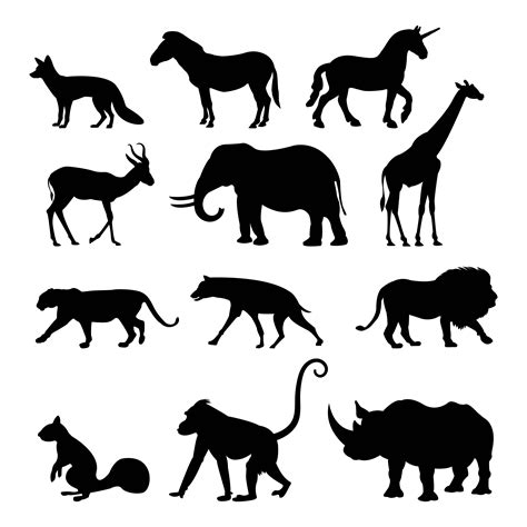 Animal Silhouettes Printables