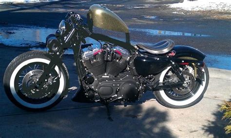 I have removed the peanut tank and replaced it with a 4.5 gallon tank. Does the tank on 48 too low? - Page 3 - Harley Davidson Forums