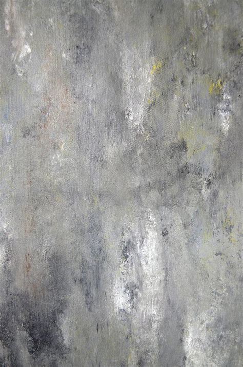 Pick Me Grey And Green Abstract Art Painting Painting By Carollynn Tice