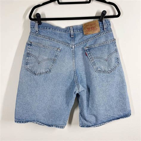 Levis Mens 550 Relaxed Fit Jean Shorts Size 34 Depop
