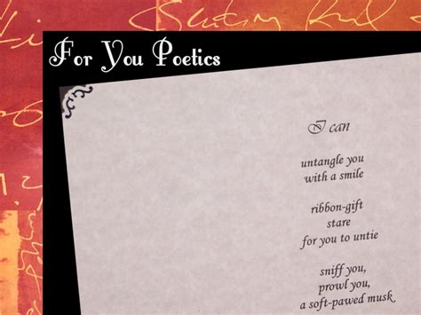 Poem Sexy Poem Love Poem Card With Custom By Foryoupoetics