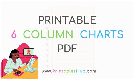 Free Printable 6 Column Chart Templates Pdf Printables Hub