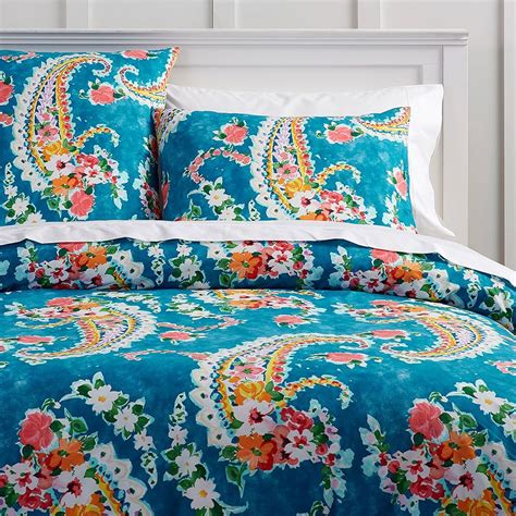 Pottery barn denver plaid king duvet cover new. Paisley Blossoms Duvet Cover | Beds for sale, Duvet covers ...