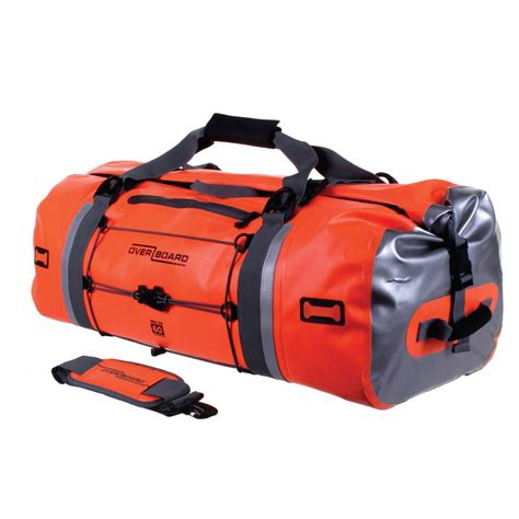Overboard Waterproof Pro Vis Duffel Bag Orange 60 Liter Amazonca Sports And Outdoors