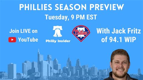 Phillies Season Preview With Jack Fritz From 941 Wip Youtube