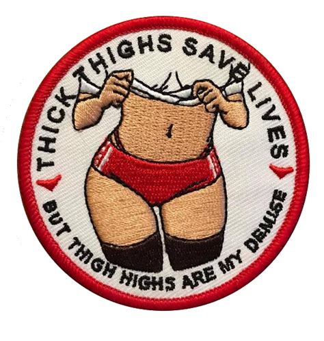 thick thighs save lives embroidery patch chocolate thick thighs save lives patches punk