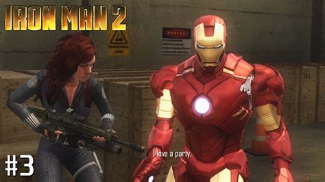 Iron Man 2 Xbox 360 Playthrough Gameplay Mission 3 The Crimson