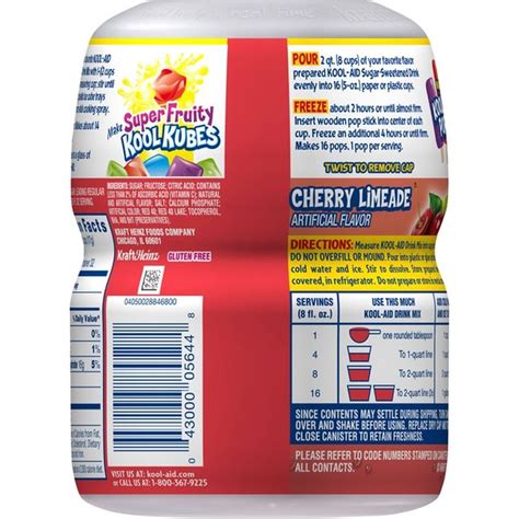 Kool Aid Cherry Limeade Drink Mix 19 Oz Instacart