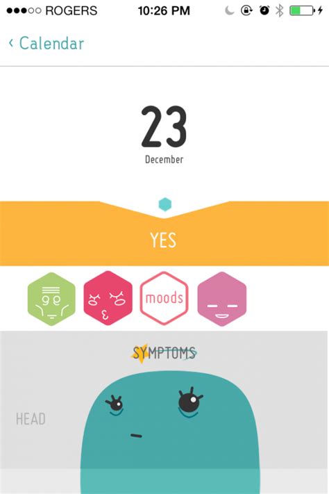 App also will remind you. Period Tracker with Mood app review - appPicker