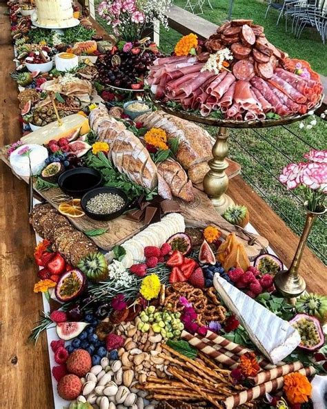 30 Delicious Wedding Charcuterie Table Food Ideas In 2020 Charcuterie