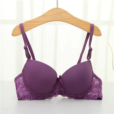 Sexy Push Up Bras For Women Lace Super Push Up Bra Lace Gather Underwear Women Push Up Bra A Cup