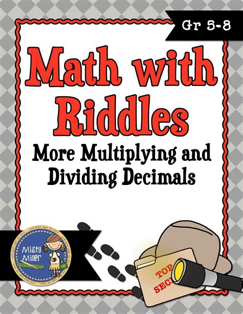 Decimals Riddles More Multiplying And Dividing Decimals Distance