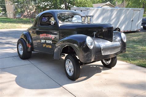 Want To Race 1941 Willys Gasser Willys Dragsters Drag Cars