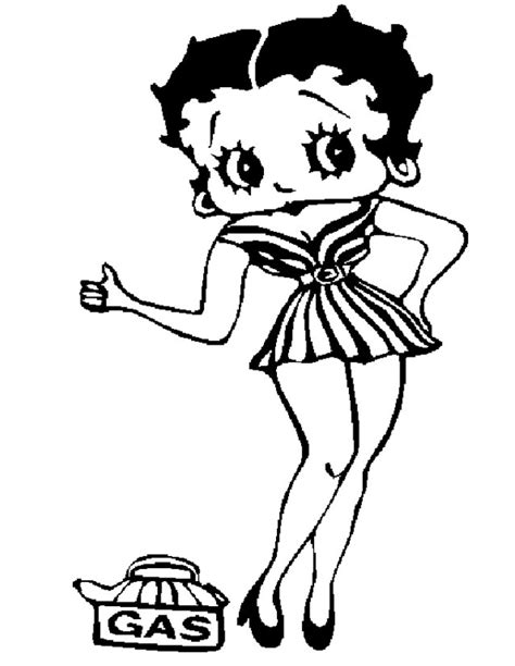 Betty Boop 26078 Cartoons Printable Coloring Pages