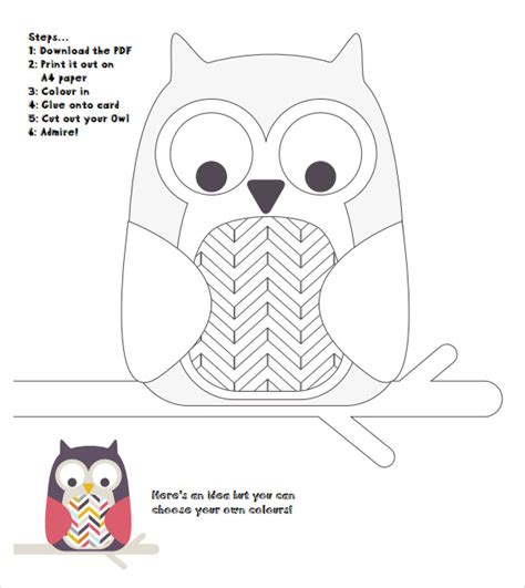 amazing sample owl templates   psd
