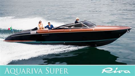 Luxury Yacht Riva Aquariva Super Ferretti Group Youtube