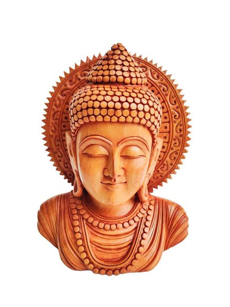 1 Antique Piece Of Wooden Buddha Statue Vintage Wooden Etsy
