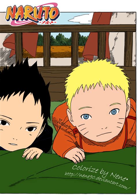 Colorize Naruto Sasuke Babies By Nene90 On Deviantart