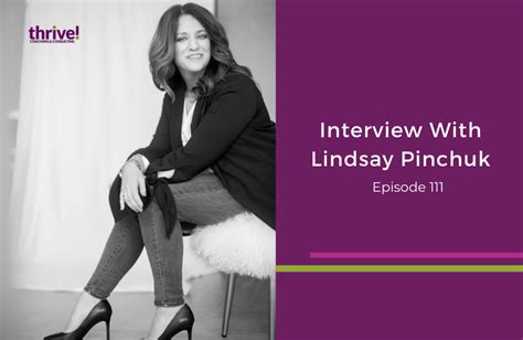 Interview With Lindsay Pinchuk