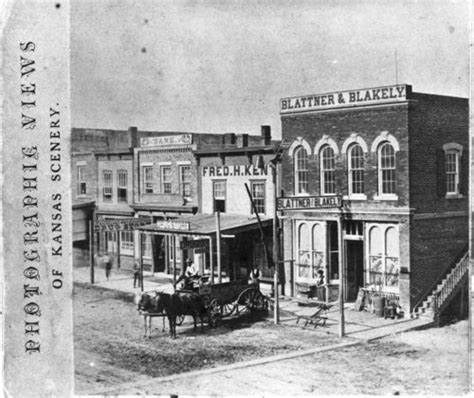 Street Scene In Junction City Kansas Kansas Memory Kansas