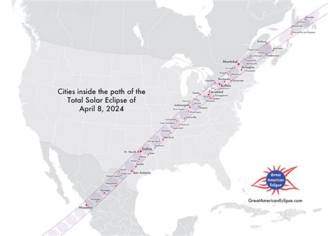 Total Solar Eclipse In North America April 8 2024