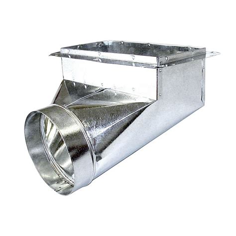I've installed some new ceiling register boots to use with flexible ducting and realized after install that they have a smooth connection with no lip. HVAC Parts & Accessories 12 x 6 x 6 Galvanized Steel 90 ...