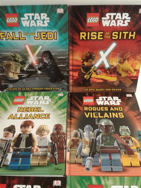 Lego Star Wars Set Of 9 Hardcover Dk Books Disney 2015 Etsy