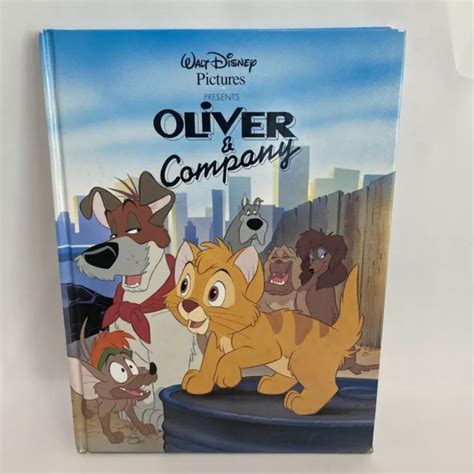 Walt Disney Gallery Books Oliver And Company 1990 Hardcover Picture