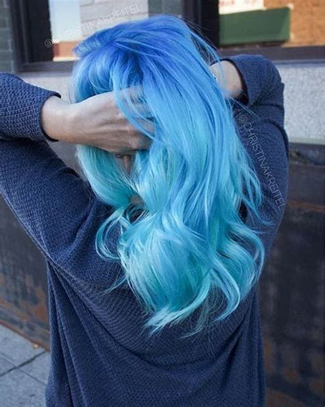 41 Bold And Beautiful Blue Ombre Hair Color Ideas Avec