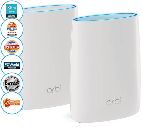 It's a snap to install, offers plenty of wired lan. Netgear Orbi RBK50 AC3000 WiFi -Mesh-järjestelmä - Mesh ...