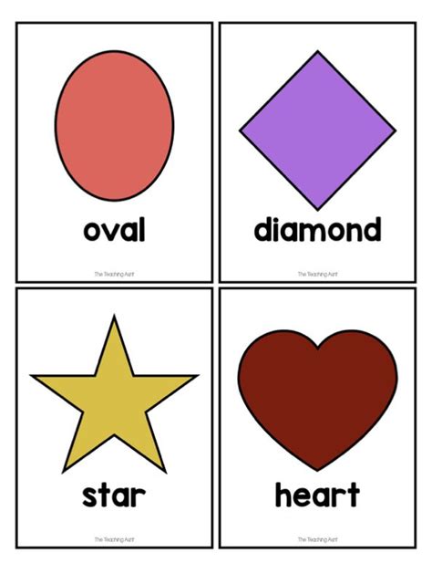 Four Different Shapes With The Words Diamond Heart And Star