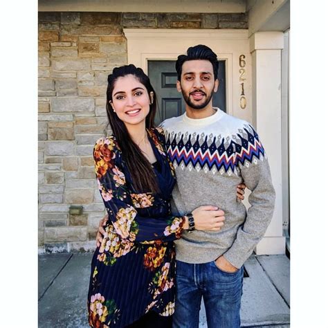 Latest Beautiful CLicks of Arij Fatima with her Husband in Canada | Pakistani Drama Celebrities