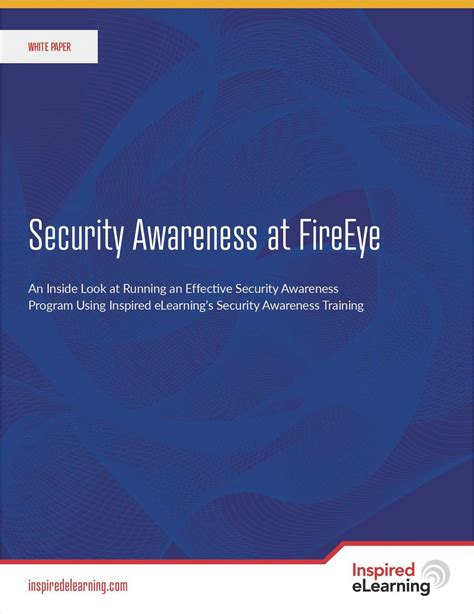 Security Awareness At Fireeye Free White Paper