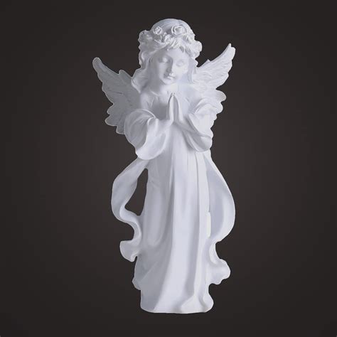 Praying Baby Angel Statues And Figurines Cute Memorial Resin Wings