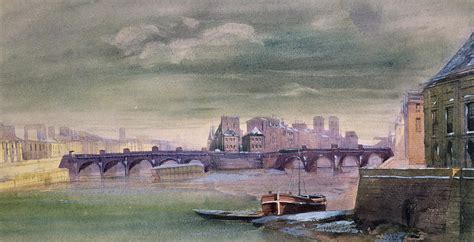 The Pont Neuf And The Ile De La Cite Painting By Henri Jean Baptiste