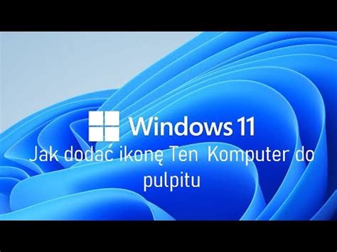 Jak Doda Ikon Ten Komputer Na Pulpit W Windows Youtube Hot Sex Picture