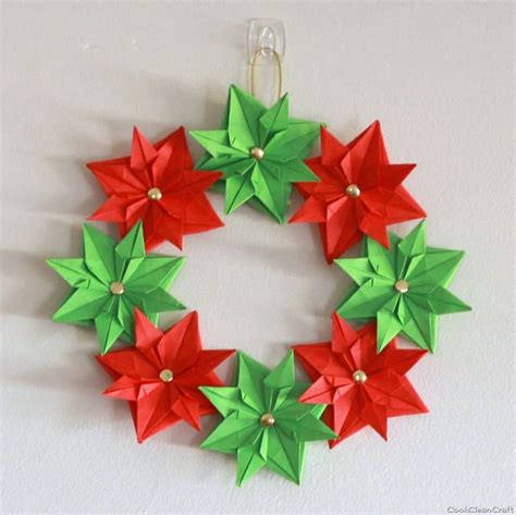Christmas Paper Crafts Wreath