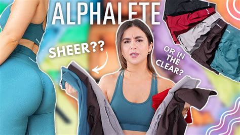 New And Improved New Alphalete Amplify Colors Try On Haul Review