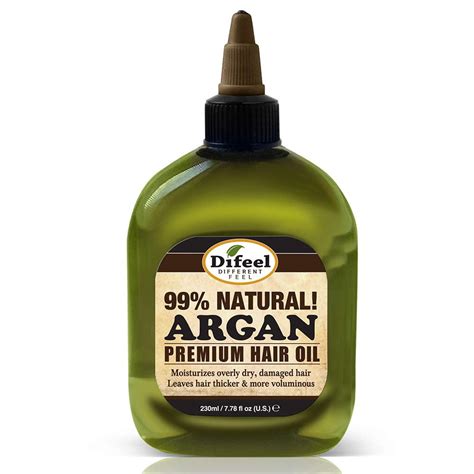 Difeel Premium Natural Hair Oil Argan Oil 778 Oz