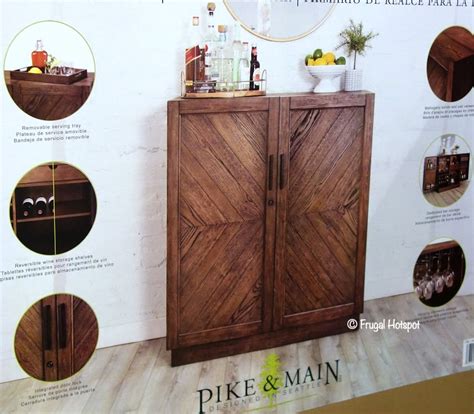 Unfortunately we cannot accommodate custom orders or requests. Costco Sale - Pike & Main Amherst Chevron Bar Cabinet $349 ...
